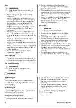 Preview for 4 page of Zanussi ZGR16606WA User Manual