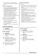 Preview for 6 page of Zanussi ZGR16606WA User Manual