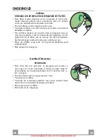 Preview for 36 page of Zanussi ZHP 613 Installation, Use And Maintenance Handbook