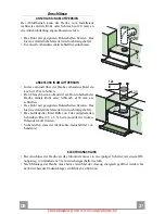 Preview for 27 page of Zanussi ZHP 637 Installation, Use And Maintenance Handbook