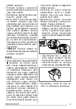 Preview for 75 page of Zanussi ZHV64450BA User Manual