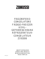 Zanussi ZI 9330 B Instruction Booklet preview