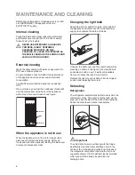 Preview for 8 page of Zanussi ZK 53/37 R Instruction Booklet