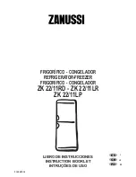 Zanussi ZK11LP Instruction Booklet preview