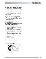 Preview for 26 page of Zanussi ZKC 6000W User Manual