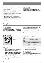 Preview for 14 page of Zanussi ZKC6020W User Manual