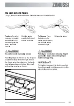 Preview for 15 page of Zanussi ZKC6020W User Manual