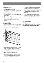 Preview for 20 page of Zanussi ZKC6020W User Manual