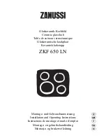 Zanussi ZKF 650 LN Installation And Operating Instructions Manual preview