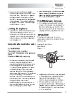 Preview for 31 page of Zanussi ZKG6010 User Manual