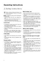 Preview for 4 page of Zanussi ZKT 651 D Installation And Operating Instructions Manual