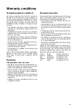 Preview for 25 page of Zanussi ZKT 651 D Installation And Operating Instructions Manual