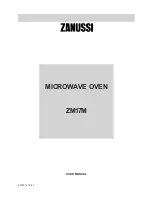 Zanussi ZM17M User Manual preview