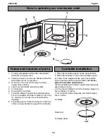 Preview for 10 page of Zanussi ZMC19M User Manual