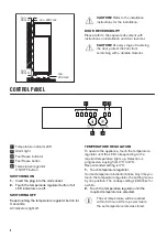 Preview for 8 page of Zanussi ZNNN18ES3 User Manual