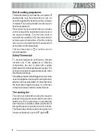 Preview for 8 page of Zanussi ZOB 561 User Information