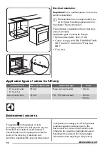 Preview for 14 page of Zanussi ZOB142 User Manual