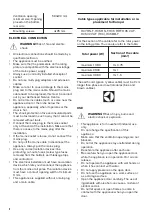 Preview for 4 page of Zanussi ZOB142W User Manual