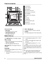 Preview for 6 page of Zanussi ZOG11311 User Manual