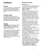 Preview for 3 page of Zanussi ZP 3130 F Instructions For The Use And Care