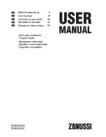 Zanussi ZRB936PW2 User Manual preview