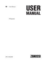 Preview for 1 page of Zanussi ZRG16602WE User Manual