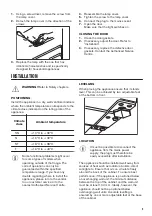 Preview for 9 page of Zanussi ZRG16602WV User Manual