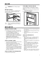 Preview for 5 page of Zanussi ZRG16605WV User Manual