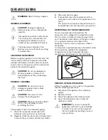 Preview for 6 page of Zanussi ZRG16605WV User Manual