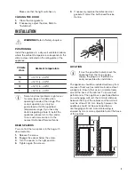 Preview for 9 page of Zanussi ZRG16605WV User Manual