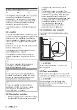 Preview for 8 page of Zanussi ZUNN18ES1 User Manual