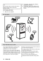 Preview for 16 page of Zanussi ZUNN18ES1 User Manual