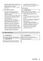 Preview for 39 page of Zanussi ZUNN18ES1 User Manual