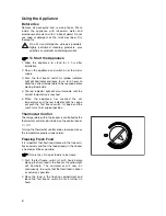 Preview for 8 page of Zanussi ZUT 133W6 Instruction Book