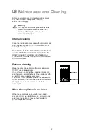 Preview for 9 page of Zanussi ZV 45 R Instruction Booklet