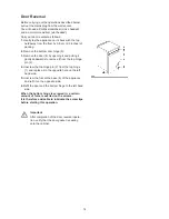 Preview for 14 page of Zanussi ZV 48 RF Instruction Booklet