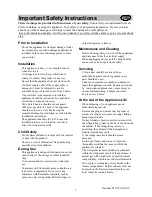 Preview for 2 page of Zanussi ZVR11R Instruction Booklet