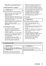 Preview for 41 page of Zanussi ZWAN82ES User Manual