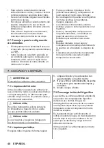 Preview for 48 page of Zanussi ZWAN82ES User Manual