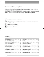 Preview for 2 page of Zanussi ZWD 12270 W User Manual