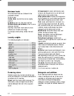 Preview for 12 page of Zanussi ZWD 12270 W User Manual