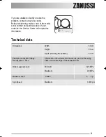 Preview for 21 page of Zanussi ZWG 3125 User Manual