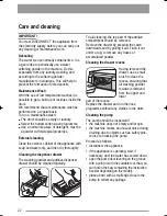 Preview for 22 page of Zanussi ZWW 9570 W User Manual