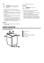 Preview for 4 page of Zanussi ZWY 50924WI User Manual