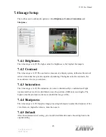 Preview for 23 page of Zavio F3100 User Manual