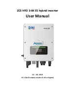 ZCS HYD 3000-ES User Manual preview