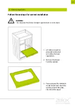 Preview for 11 page of Zeliox Compact Installing Manual