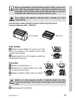 Preview for 27 page of Zelmer SH2310 User Manual