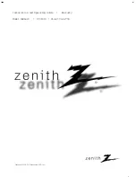 Preview for 1 page of Zenith C30W46 Installation And Operating Manual, Warranty