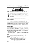 Preview for 2 page of Zenith Direct-View Concierge H27H38DT Installation Manual